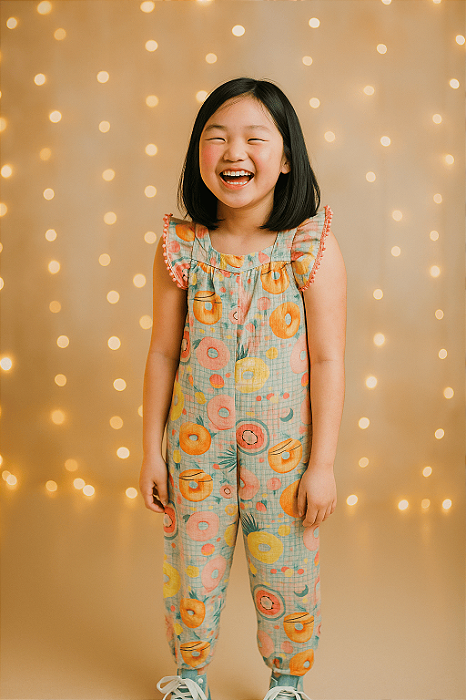 Macacão Rosquinhas Mon Sucré (8 anos)