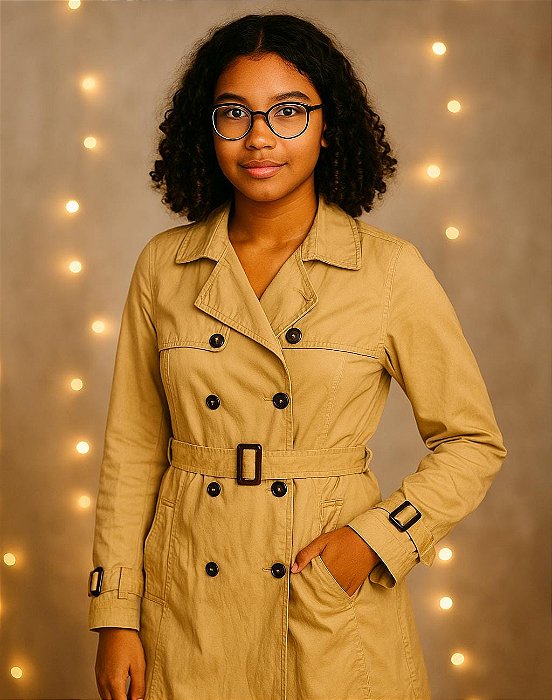 Trench Coat Bege Zara Kids (11 a 12 anos)