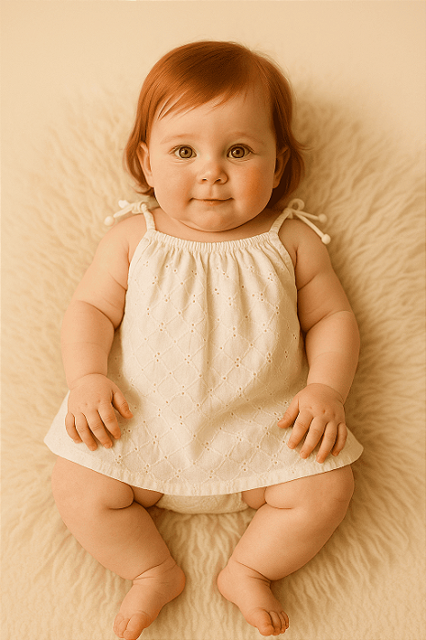 Vestido Branco Green (18 a 24 meses)