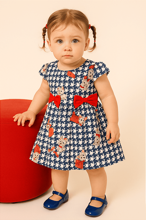 Vestido Cachorros Mantinée (1 ano)