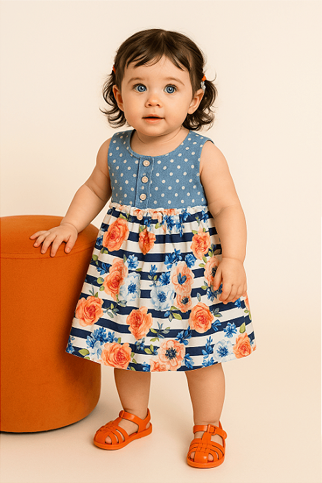 Vestido Estampado Açucena (3 anos)
