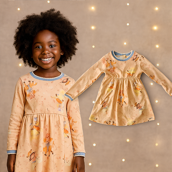 Vestido Estampado Alakazoo (6 anos)