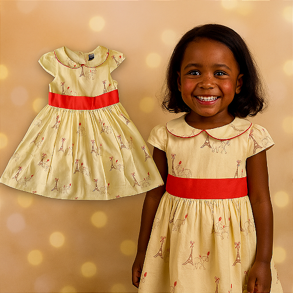 Vestido Paris Janie and Jack (3 anos)