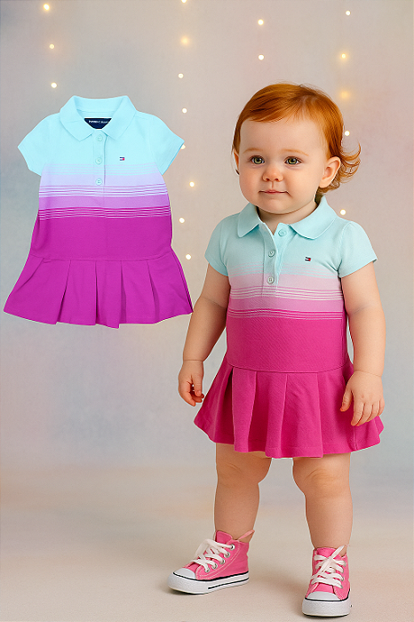 Vestido Tommy Hilfiger (18 meses)