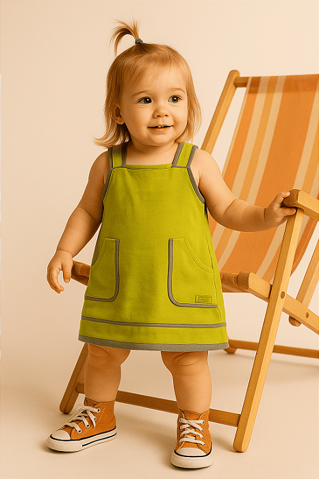 Vestido Verde Green (12 a 18 meses)