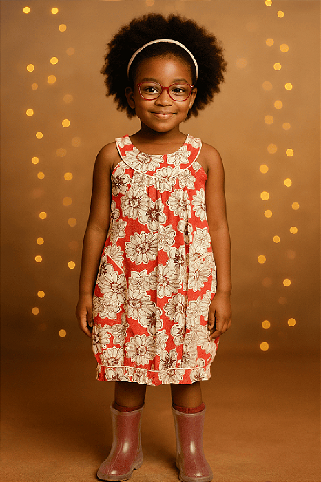 Vestido Vermelho Camú-Camú (12 anos)