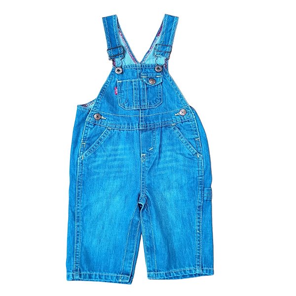 Jardineira Jeans Levi's (Tamanho M)