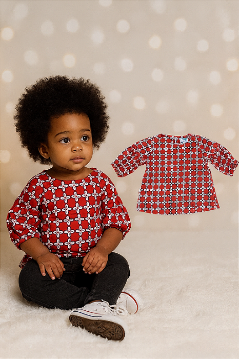 Blusa Geométrica Green (Tamanho EXG)