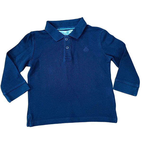 Camisa polo Azul Zara (18 meses)