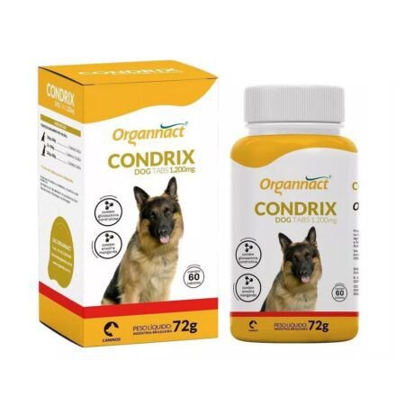 Condrix Dog Tabs 1200mg 60 Tabletes Orga Condro Glicosamina