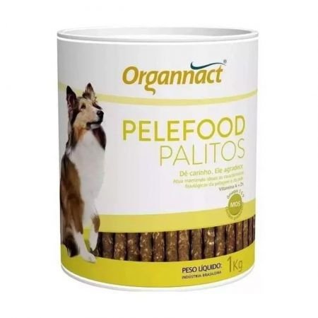 Palito Pet Pele Food Suplemento Organnact 1 kg