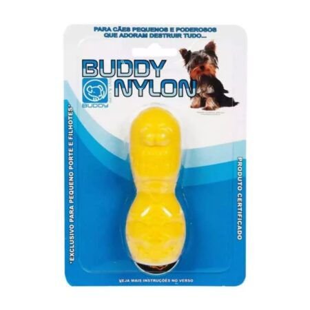 Pulguinha Nylon Buddy Toys Cães Brinquedo Mordedor Resistente