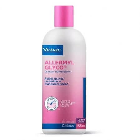 Shampoo Virbac Allermyl Glyco 500ml - Cães e Gatos