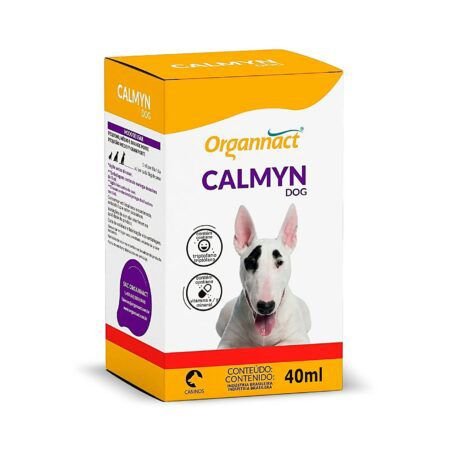 Suplemento Calmyn Dog Organnact Triptofano 40 ml Vitaminas Minerais