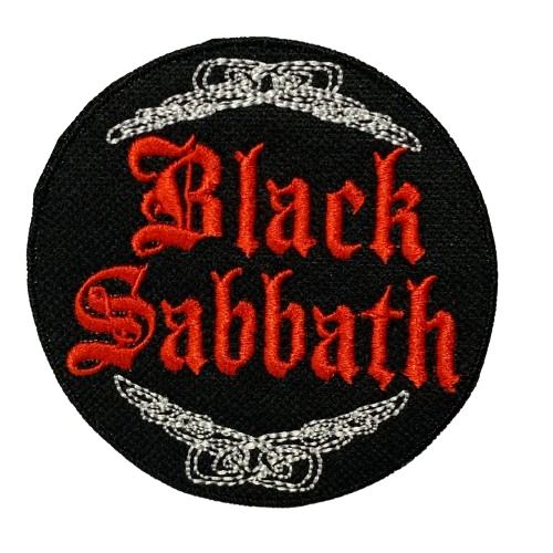 Patch Termo Colante – Black Sabbath - Redondo