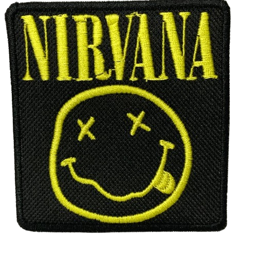 Patch Termo Colante – Nirvana – Smile (Quadrado)