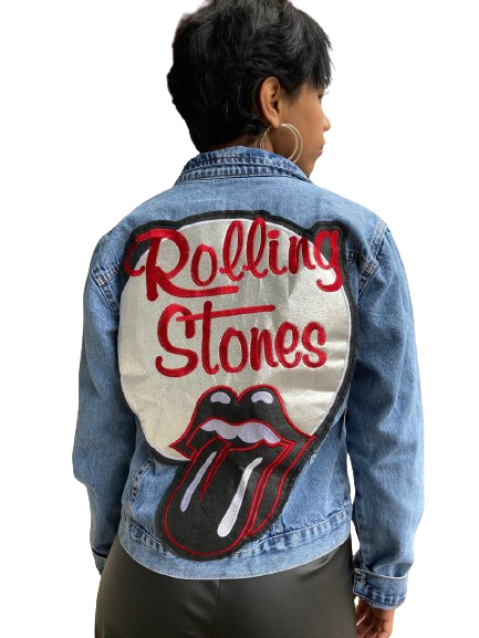 Jaqueta Jeans Rolling Stones
