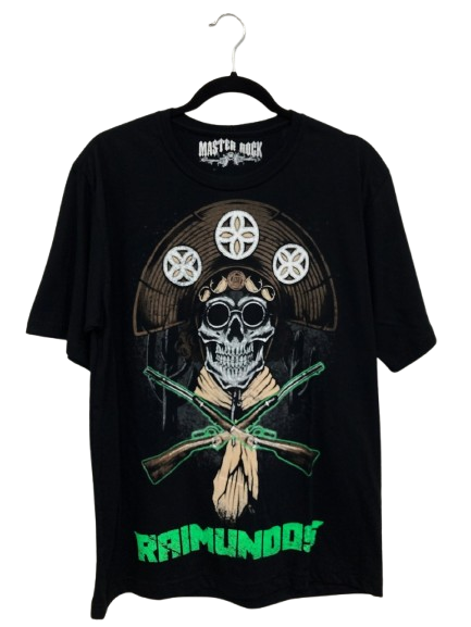 Camiseta Raimundos - Caveira Cangaceiro