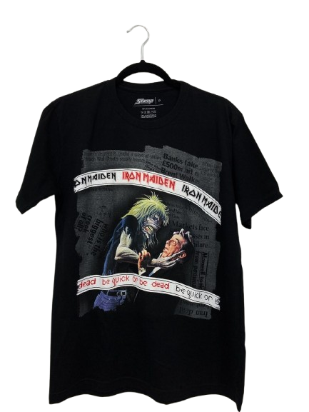 Camiseta Iron Maiden – Dead be quick or be dead