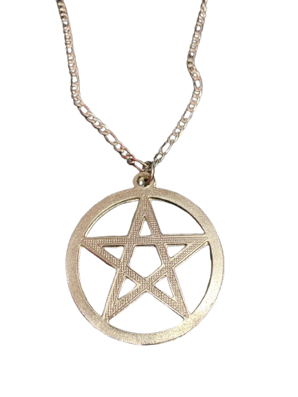 Colar de Pentagrama – Aço Inoxidável
