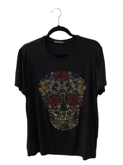 Camiseta Pedraria Caveira Mexicana