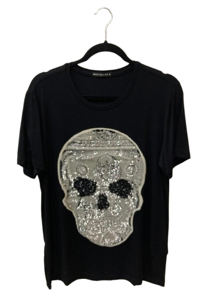 Camiseta Pedraria Money Skull