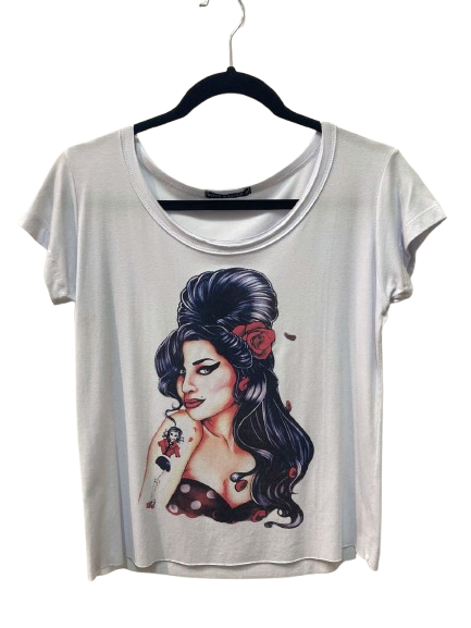 Camiseta feminina Amy Winehouse.