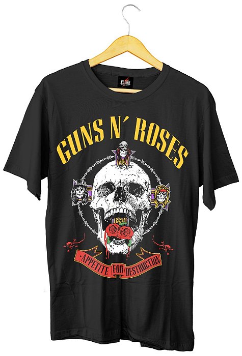 Camiseta Guns and Roses - Appetite for Destruction