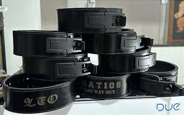 CINTO DE POWERLIFTING TIPO SBD, (10CM DE ALTURA), COM 1,0 A 1,3CM DE ESPESSURA.