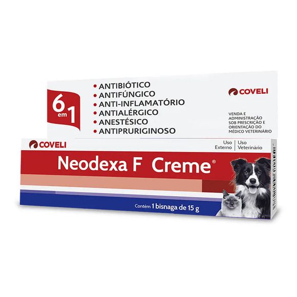 Antibiótico Neodexa F Coveli Creme - 15 g