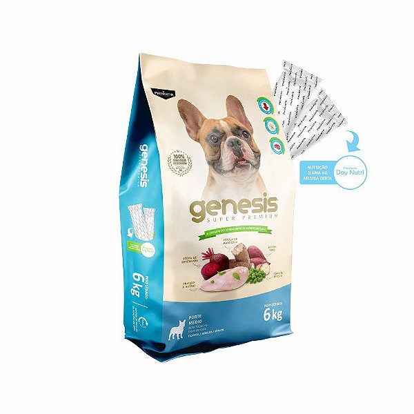 Ração Premiatta Genesis para Cães de Raças Médias - 6kg