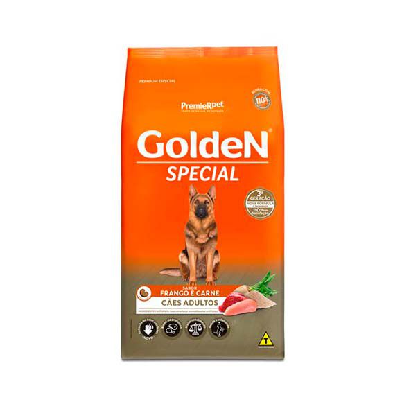 Ração Golden Special Cães Adultos Frango e Carne - 15kg