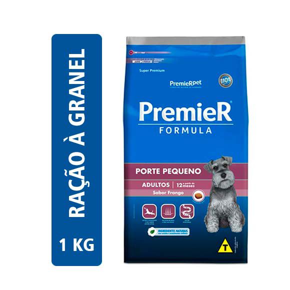 Ração Premier Fórmula Cães Adultos Raças Pequenas Sabor Frango - 1kg (Granel)