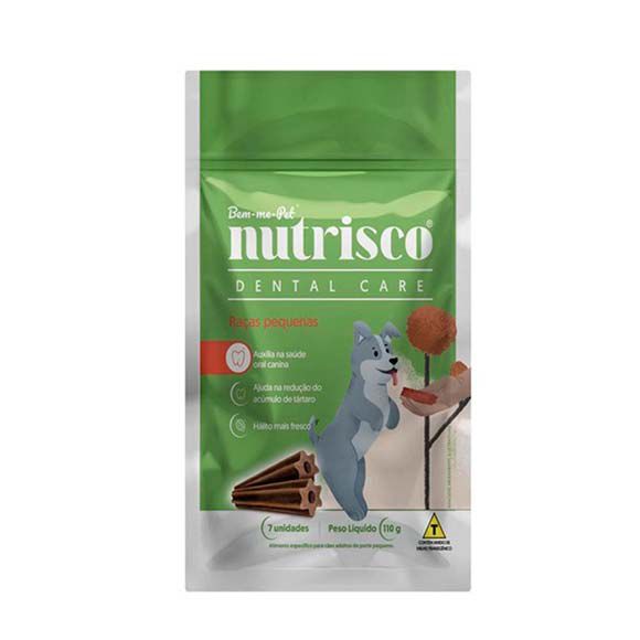 Petisco Premium para Cães Raças Pequenas Snack Nutrisco - 110g