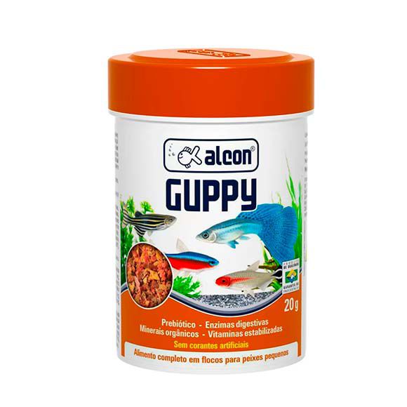 Ração para Peixes Ornamentais Alcon Guppy - 20g