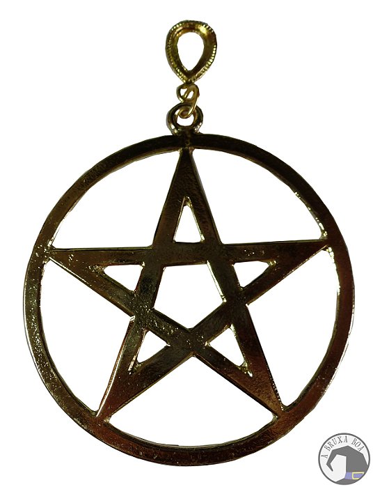 Pingente de Parede Pentagrama (Dourado)