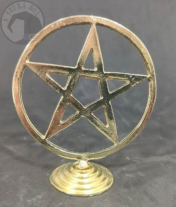 Pentagrama de Mesa - Dourado