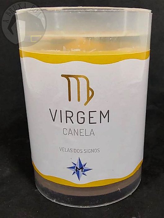 Vela Luminária do Signo - Virgem - Canela