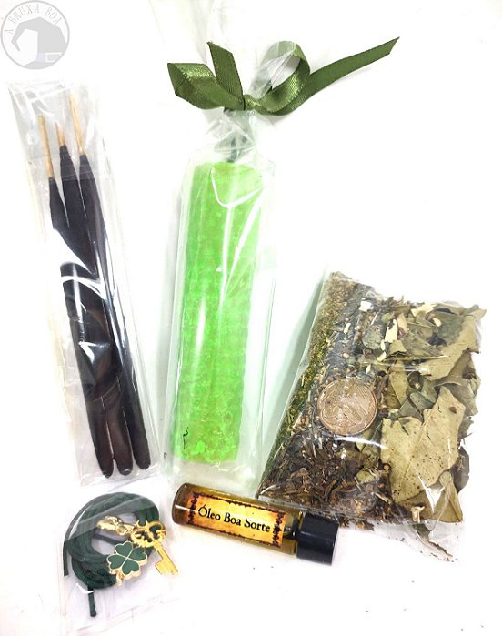 Kit - Encantamento da Boa Sorte e do Dinheiro