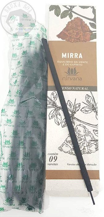 Incenso Natural Mirra - Equilíbrio da Mente e Espírito (nirvana)
