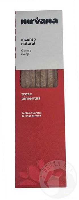 Incenso 13 Pimentas - Contra Inveja (Nirvana)