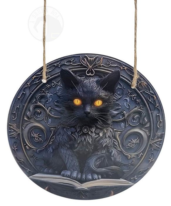 Placa em Acrílico - Gatinho