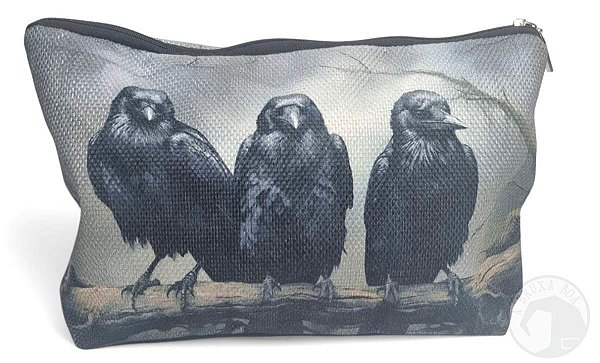 Necessaire de Corvo com Zíper: Um Acessório Mágico e Prático