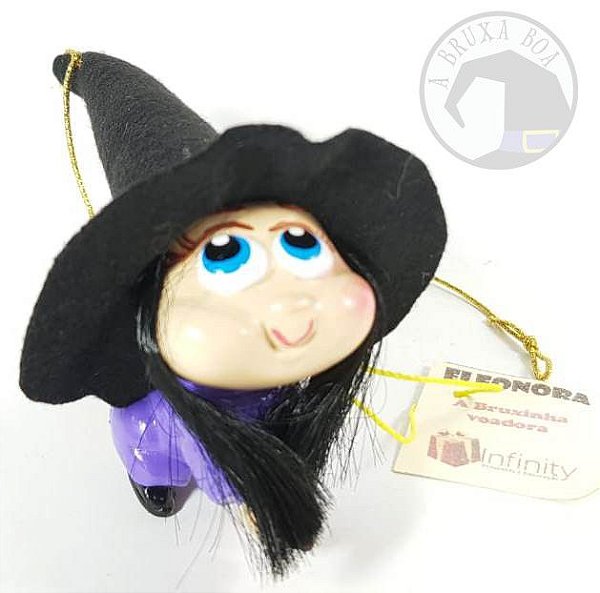 Bruxinha Eleonora - Vestido Roxo