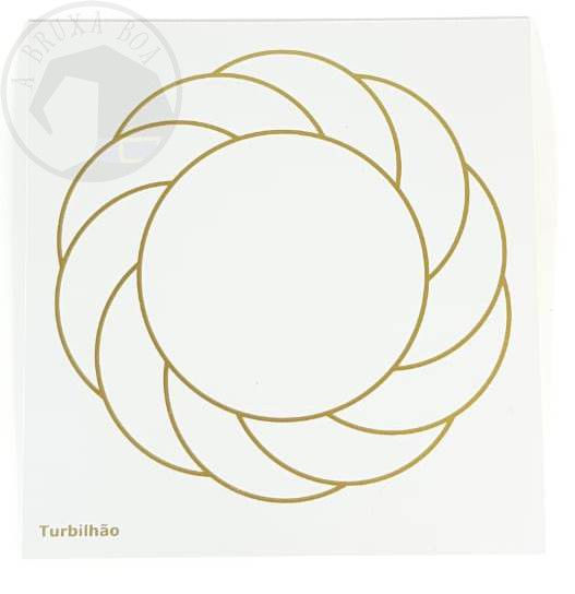 Gráfico Turbilhão - 14 x 14 cm