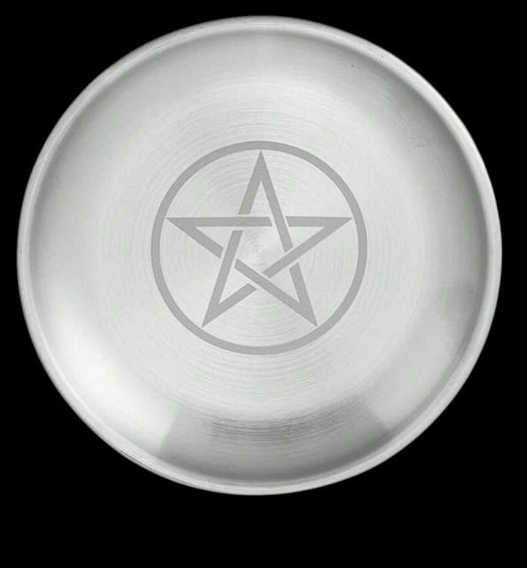 Prato para Altar - Pentagrama - Prateado