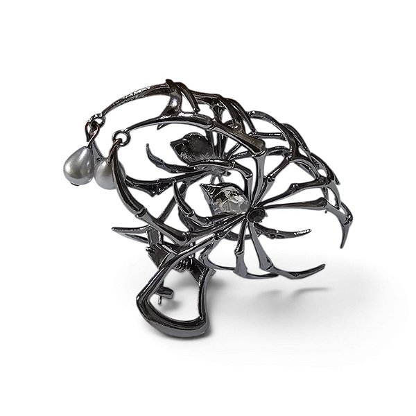 Presilha para Cabelo - Aranha da Noite