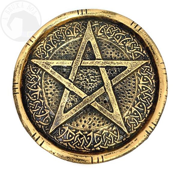 Incensário Redondo - Pentagrama - 5 Varetas