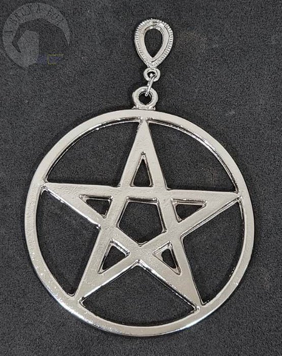 Pingente de Parede - Pentagrama (Prateado)