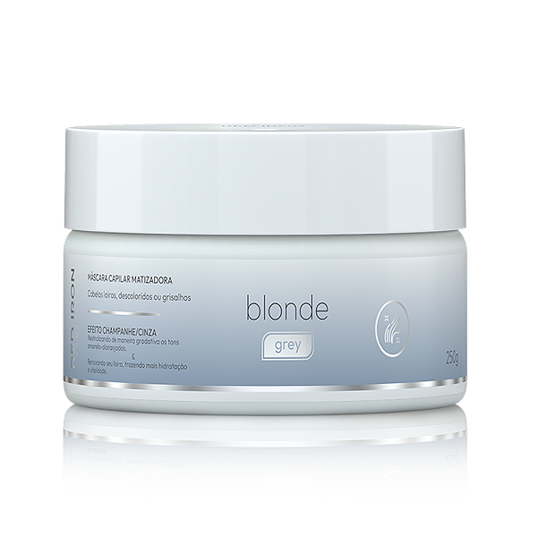 Máscara Matizadora Blonde Grey Red Iron 250gr